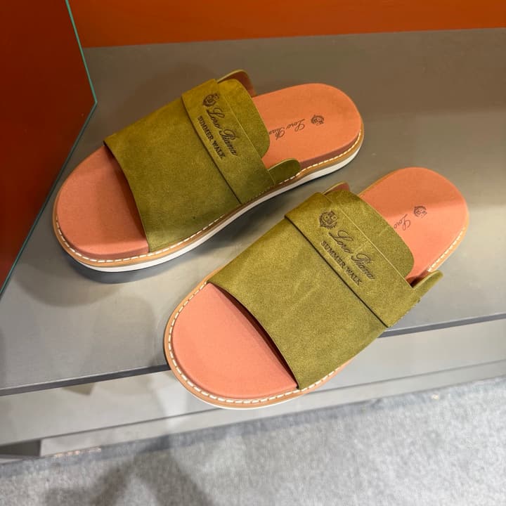 Loro Piana Summer Walk Crisscross Mules