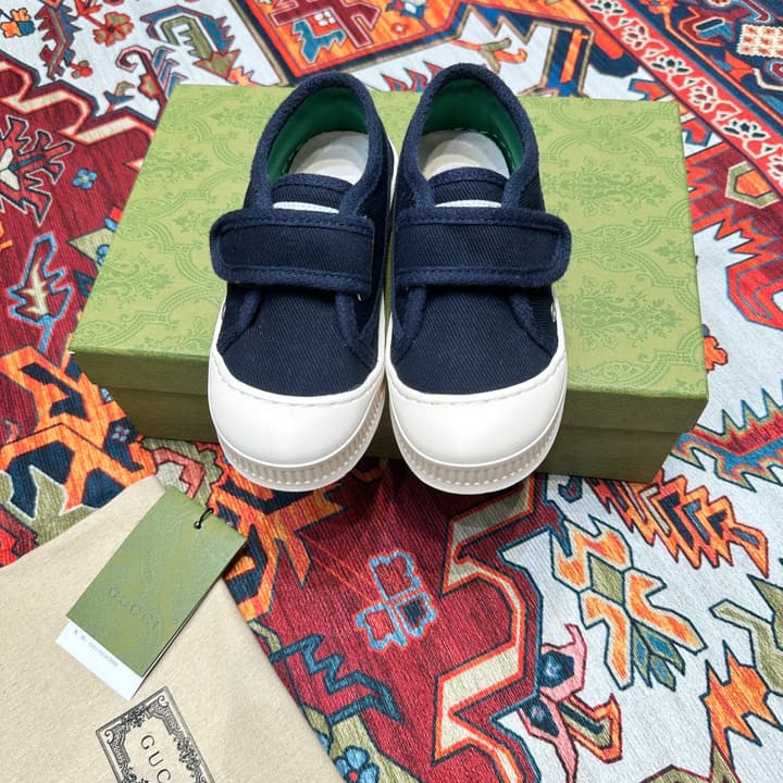 Gucci Kids Footwear – Kids Collection in Beige Plaid Slip-on