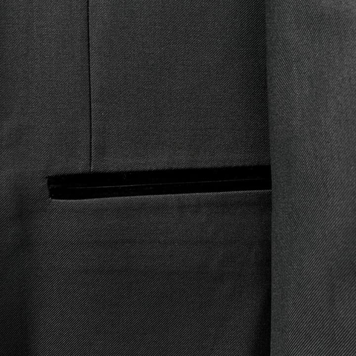 Dior Black Corduroy Peak Lapel Blazer