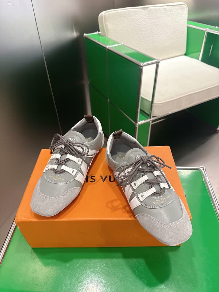 Louis Vuitton Sneakerina Ballet Sneakers in Chocolate Brown