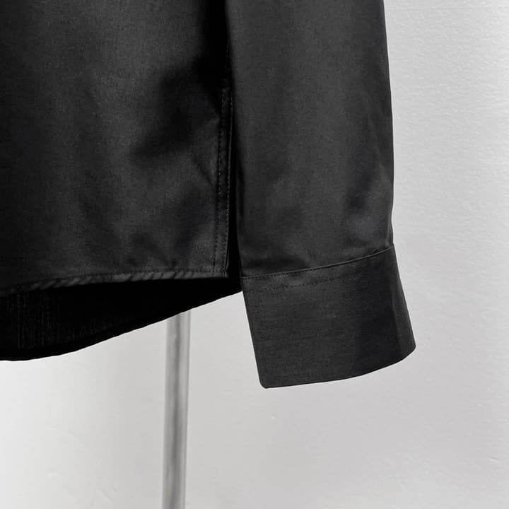 Loewe Crest Embroidered Shirt in Black