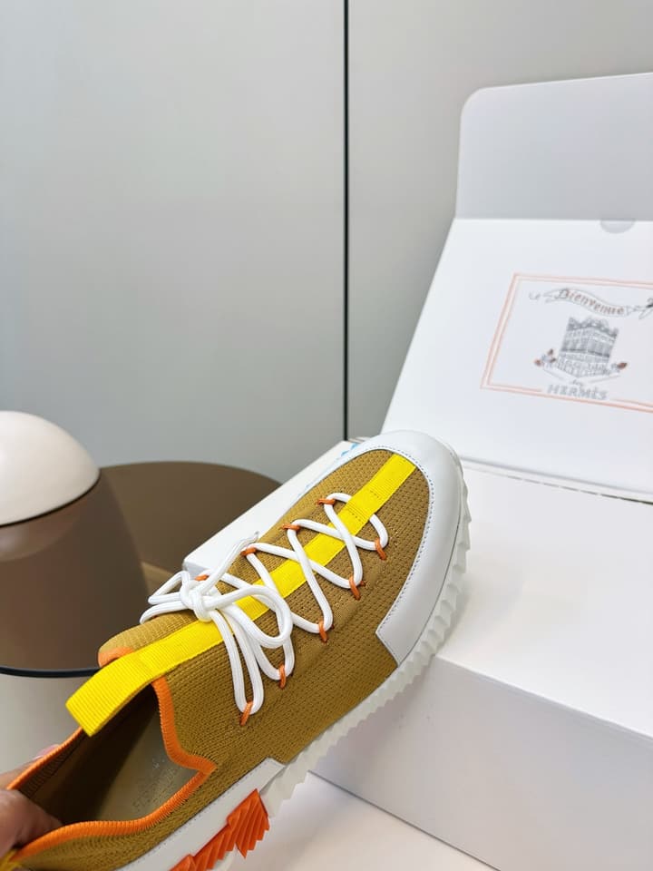 Hermes H Classic Couple Sneakers in Black