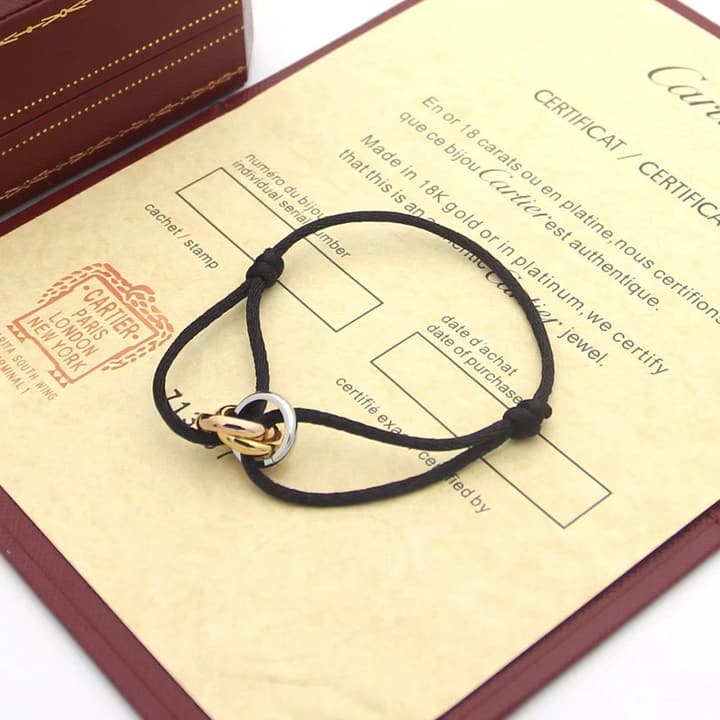 Cartier Trinity Bracelet in Specify Color on WhatsApp after ordering