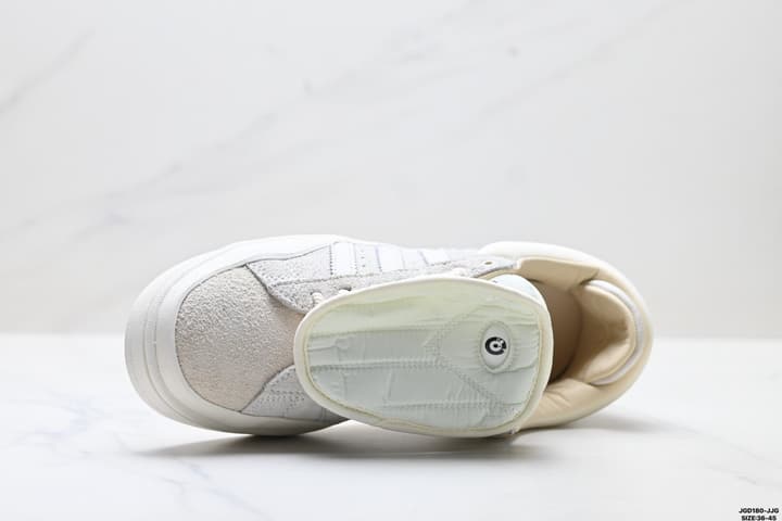 Adidas x Bad Bunny Campus Low-Top Sneakers in Cream Off-white
