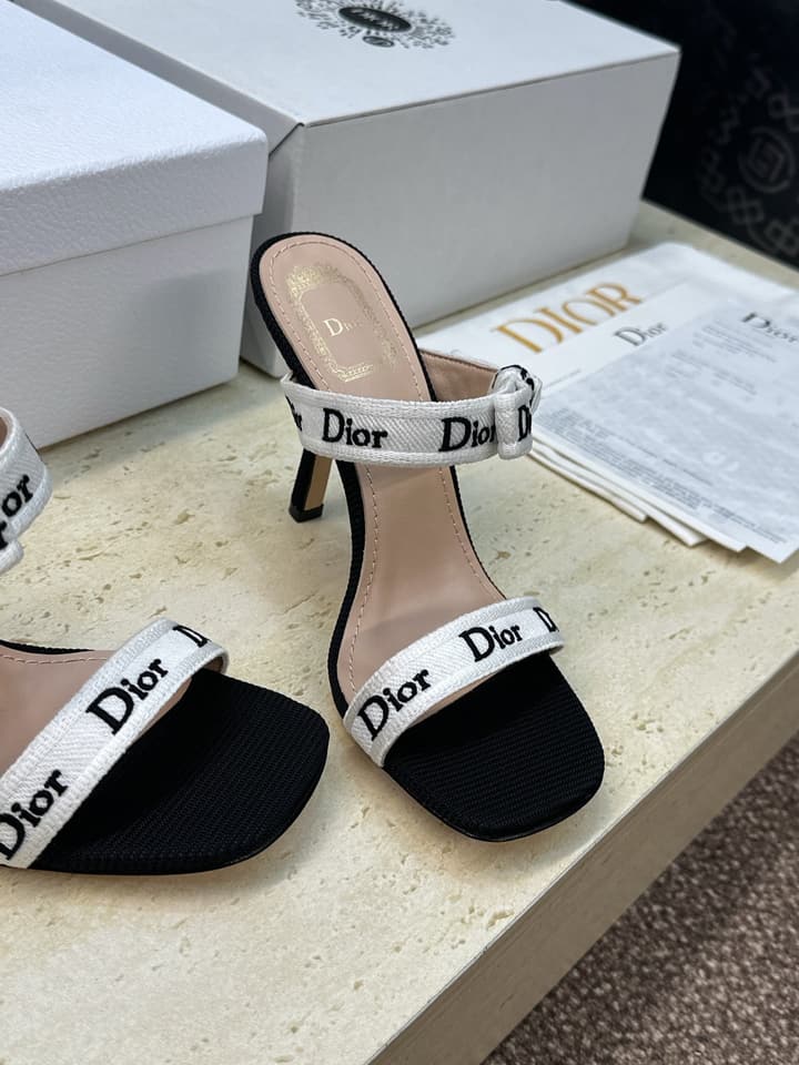 Dior J'Adior Dentelle Jelly Bow Pumps – 2026 Early Spring Collection in Black High Heel