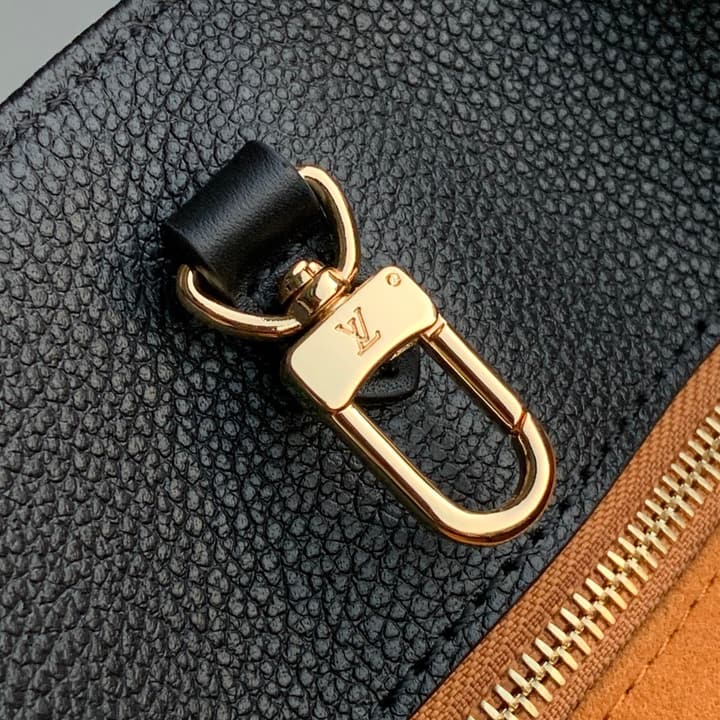 Louis Vuitton Onthego Tote Bag in Black Embossed Monogram
