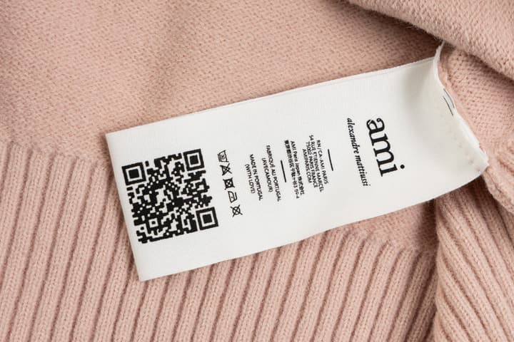 AMI Paris Classic Jacquard Heart Crewneck Sweater – 2025SS in Dusty Rose Pink