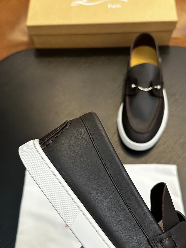 Christian Louboutin Men's Casual Sneakers in All White