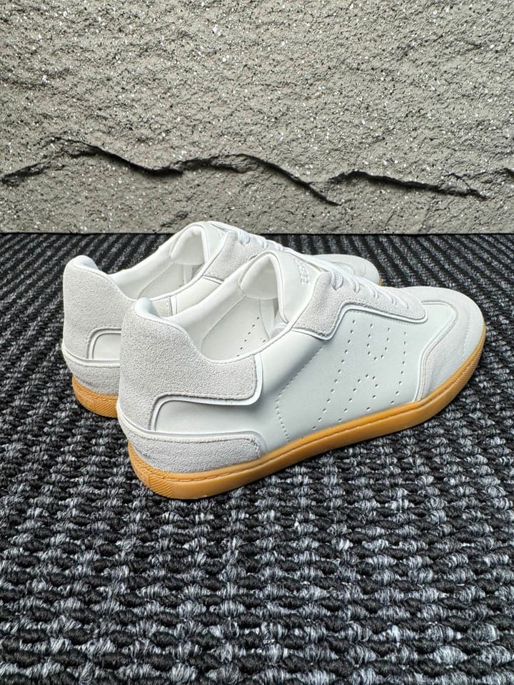 Hermès Laser-Punched H Nappa Calfskin Sneakers in Black
