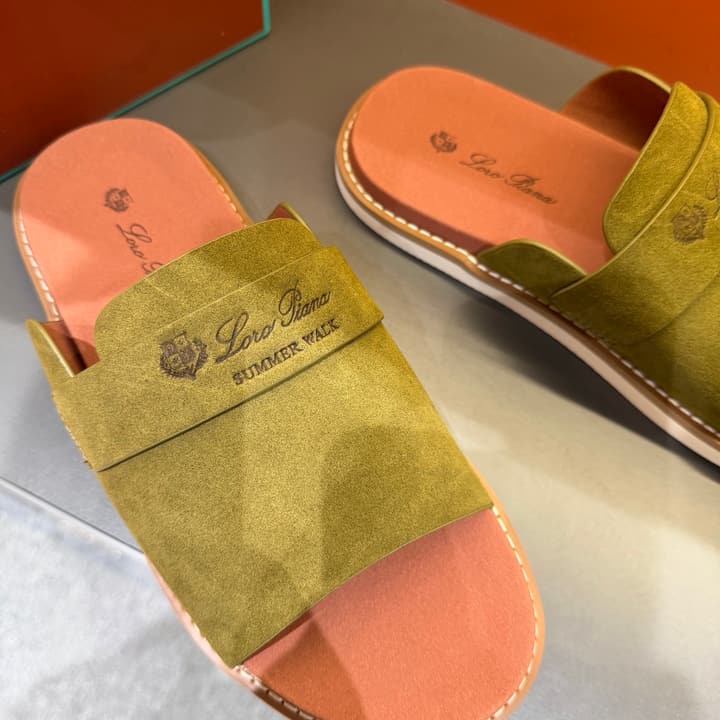 Loro Piana Summer Walk Crisscross Mules