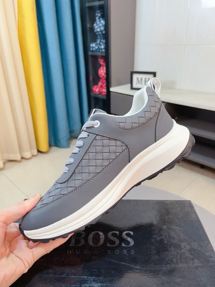 Boss Classic Suede and Waterproof Casual Sneakers