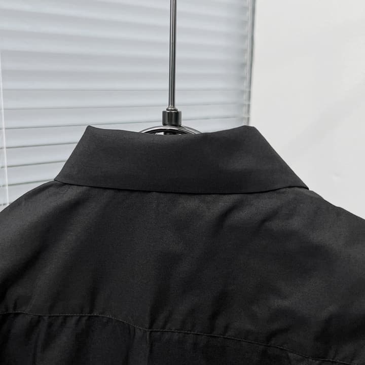 Dior Classic Silver CD Metal Waist Shirt in Black
