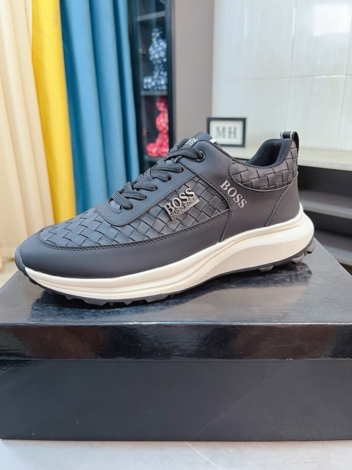 Boss Classic Suede and Waterproof Casual Sneakers