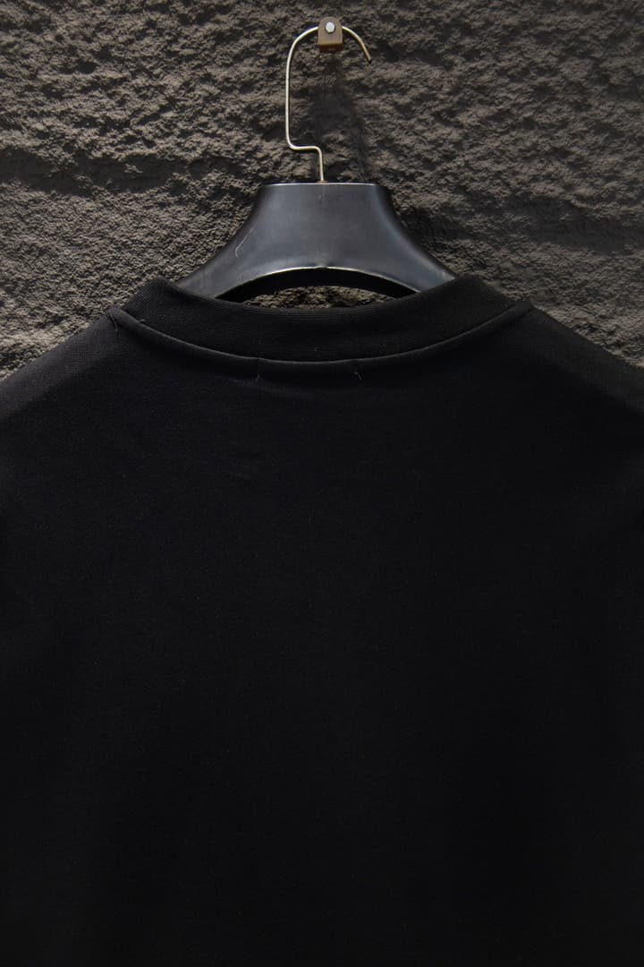 Prada Oversized Heavyweight Sweatshirt in Black Sweatshirt With Pocket Detail