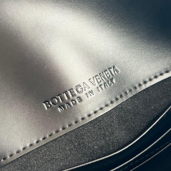 Bottega Veneta Baby Liberta Calfskin Shoulder Bag in Classic Black