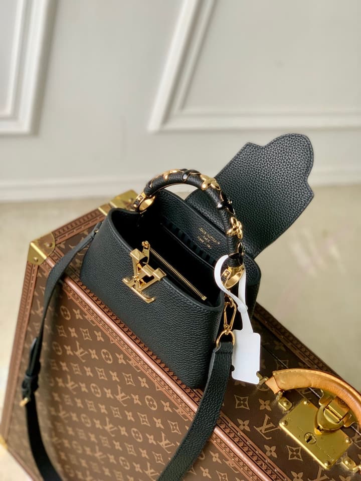 Louis Vuitton Capucines Mini Ivy Floral Handbag