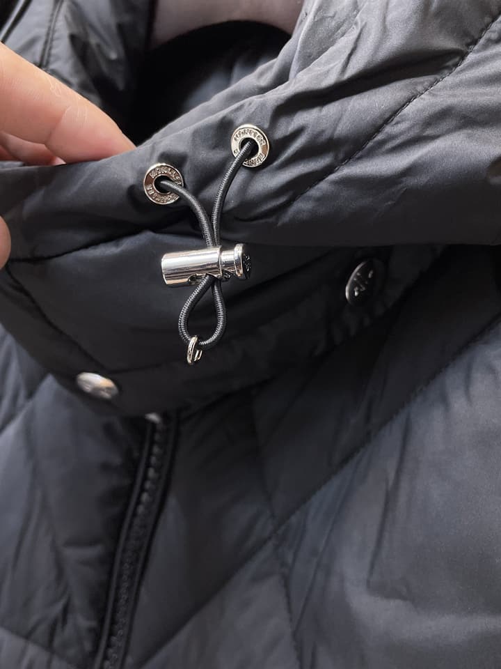 Moncler Structural Tailored Down Jacket – 2025 Collection in Diamond Quilted Black