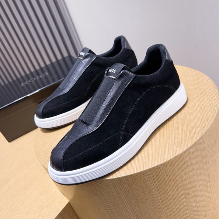 Boss Classic Leather Driving Shoes