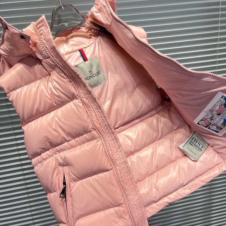 Moncler Ania Fitted Down Vest – Kids Collection – 2025 in Black