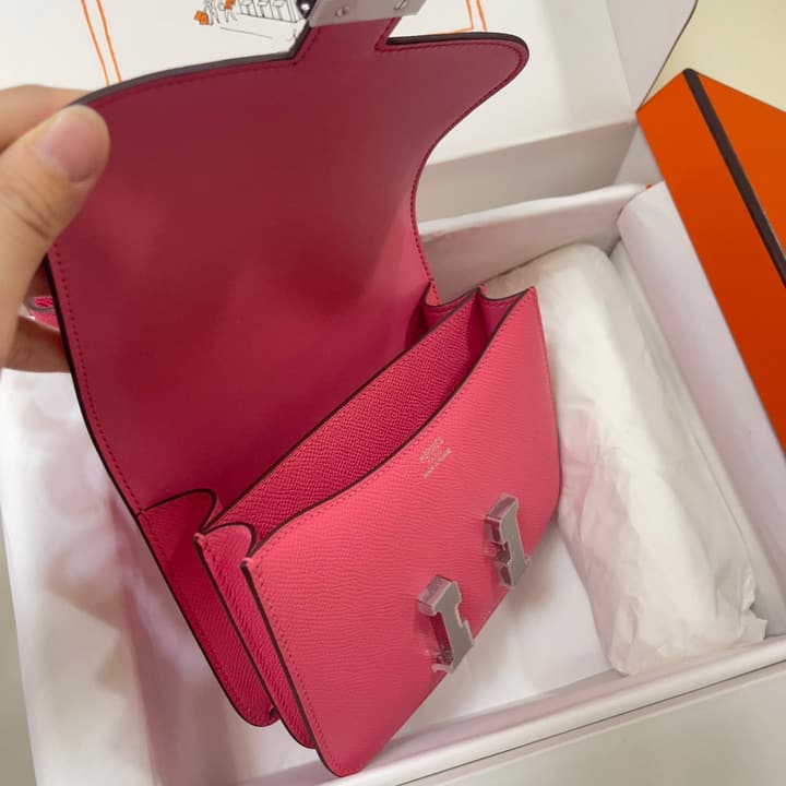 Hermès Constance Bag in Pink With Gold Hardware