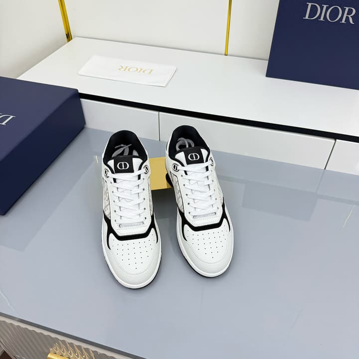 Dior Casual Calfskin Ankle Boots in Black With White Sole