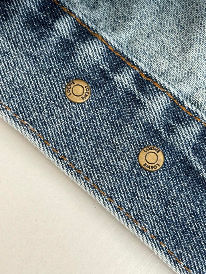 Loewe Anagram Denim Jacket – 24FW in Blue Denim