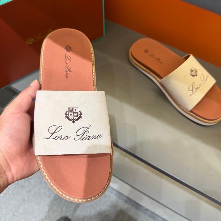 Loro Piana Summer Walk Crisscross Mules
