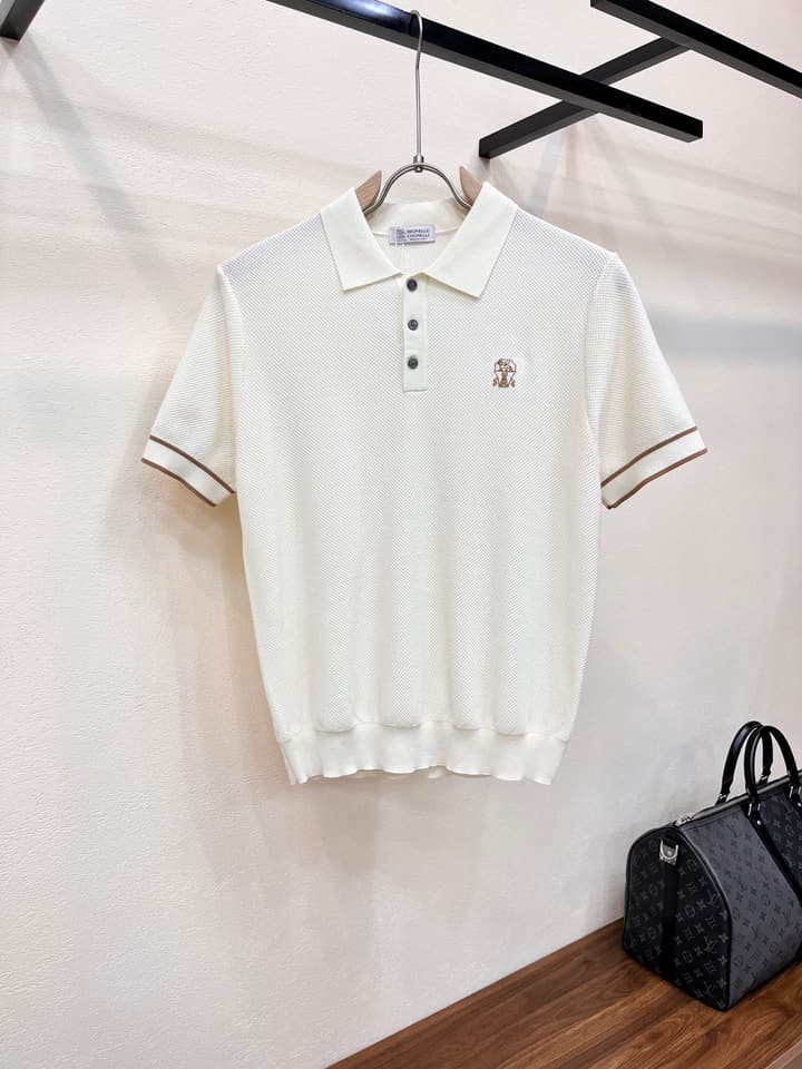 Zegna Minimalist Knit Polo Shirt – Spring/Summer Collection – 2026SS in Black