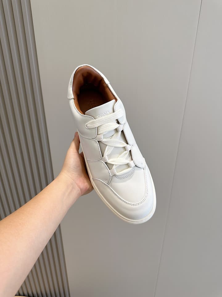 Zegna Tiziano Couture Sneakers in Black With Matching Laces