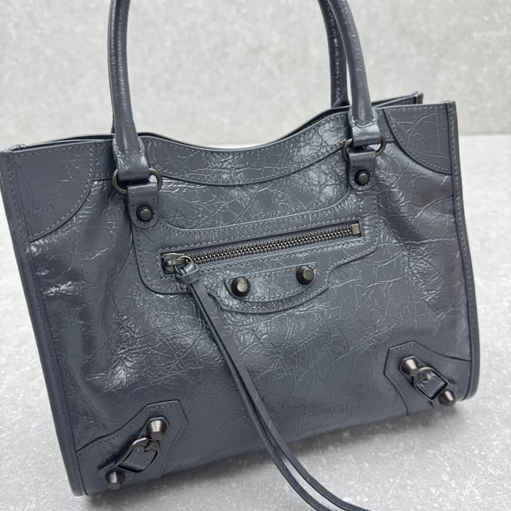 Balenciaga Le City Tote in Rock Grey – Small in Rock Grey