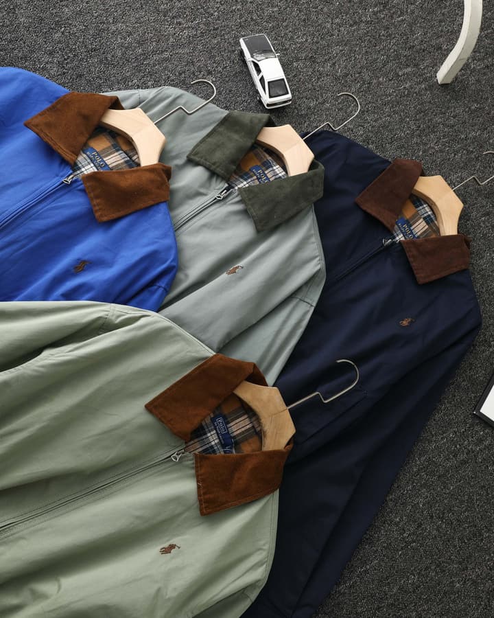 Ralph Lauren Campus Collared Jacket in Blue