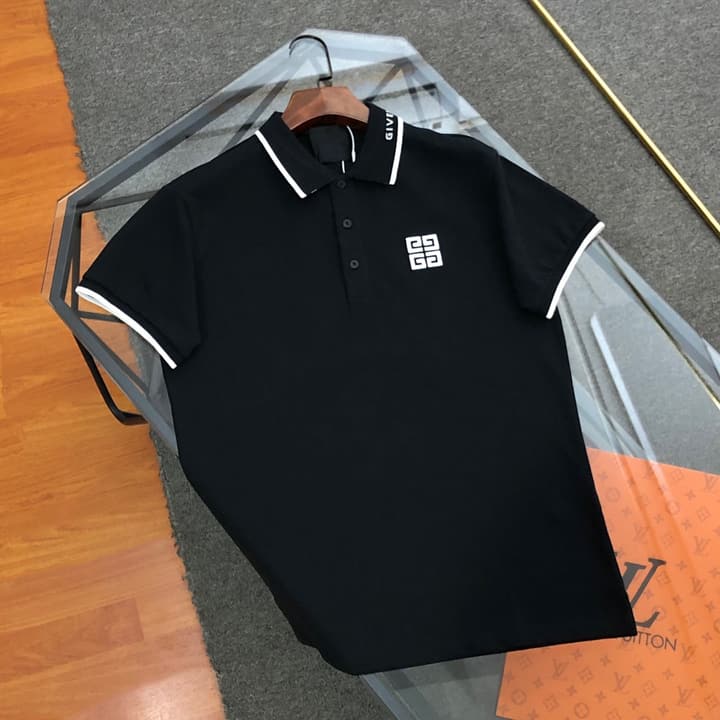 Givenchy Jacquard Logo Polo Shirt – Spring/Summer Collection – 2026SS in Black