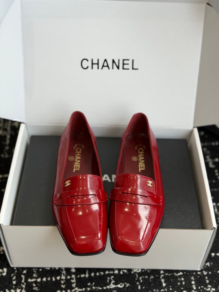 Chanel Square Toe Flats – Early Spring Collection – 26SS