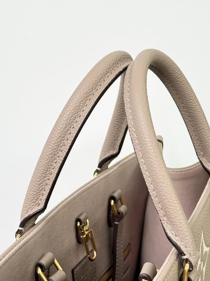 Louis Vuitton OnTheGo Medium Handbag in Elephant Gray Monogram