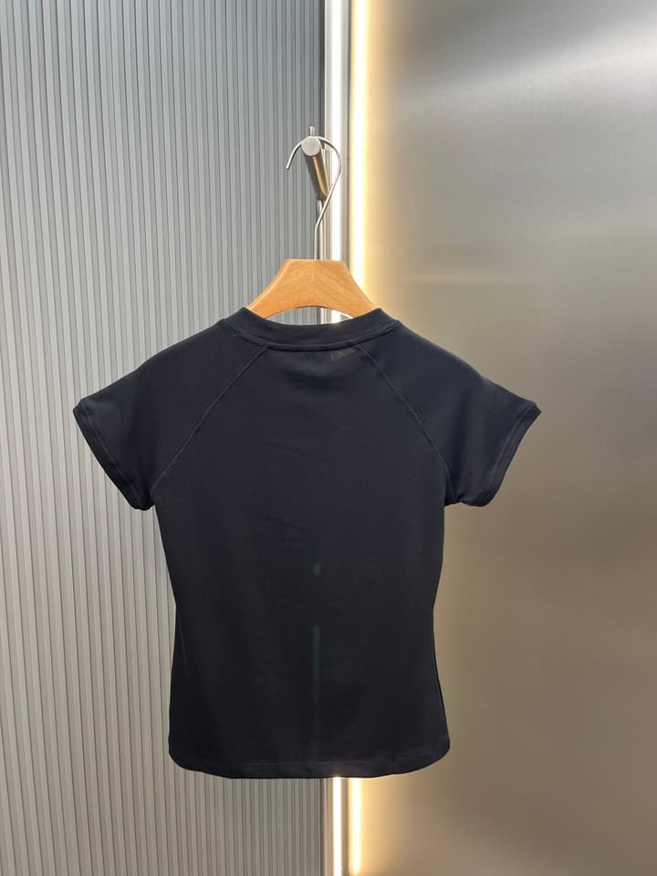 Loewe Cotton-Blend Raglan T-Shirt in Black