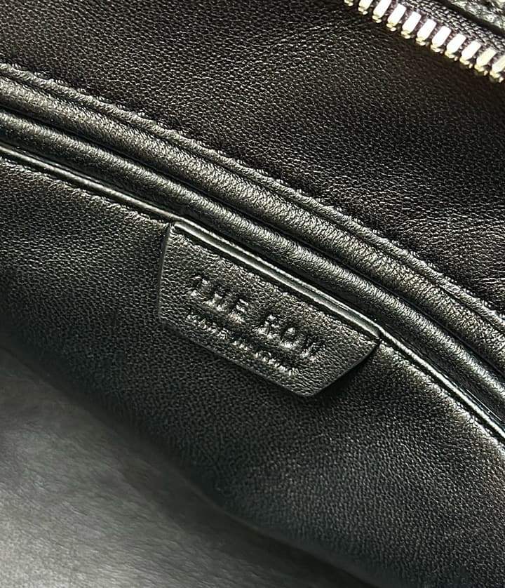 The Row Agnes 15 Leather Bowling Bag