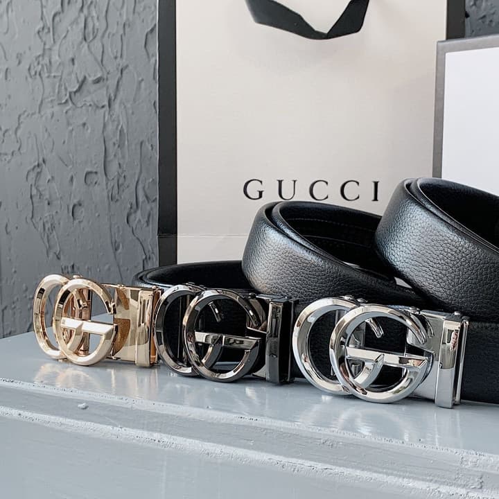 Gucci Calfskin Leather Belt