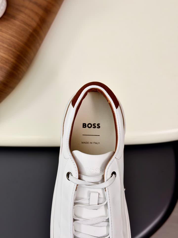 Boss Men's Casual Leather Sneakers
