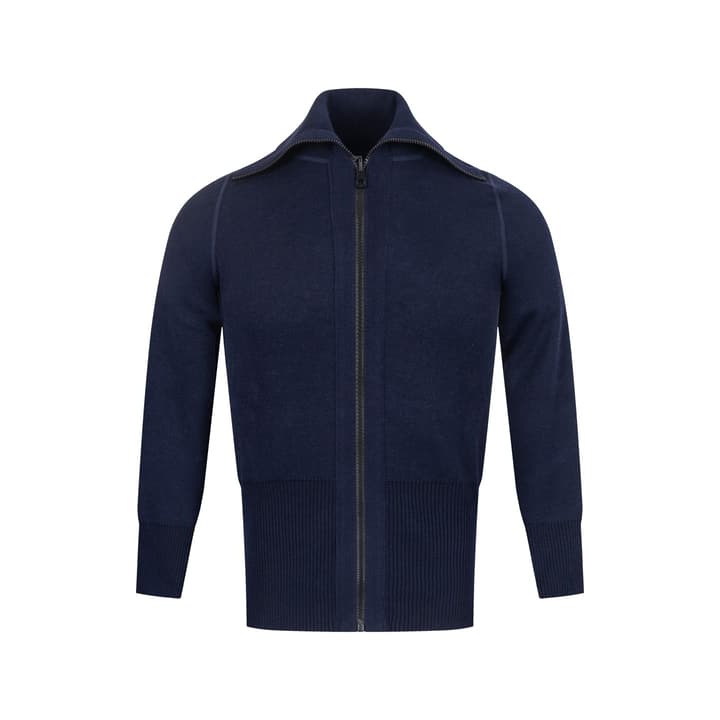 Dior Reversible Oblique Zipper Knit Cardigan – 25FW in Navy Blue