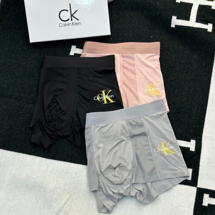 Calvin Klein Seamless Ice Silk Boxer Briefs Set