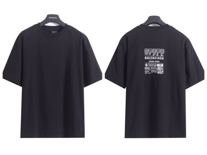 Balenciaga Eco-Friendly Graphic T-Shirt – 26SS in Black