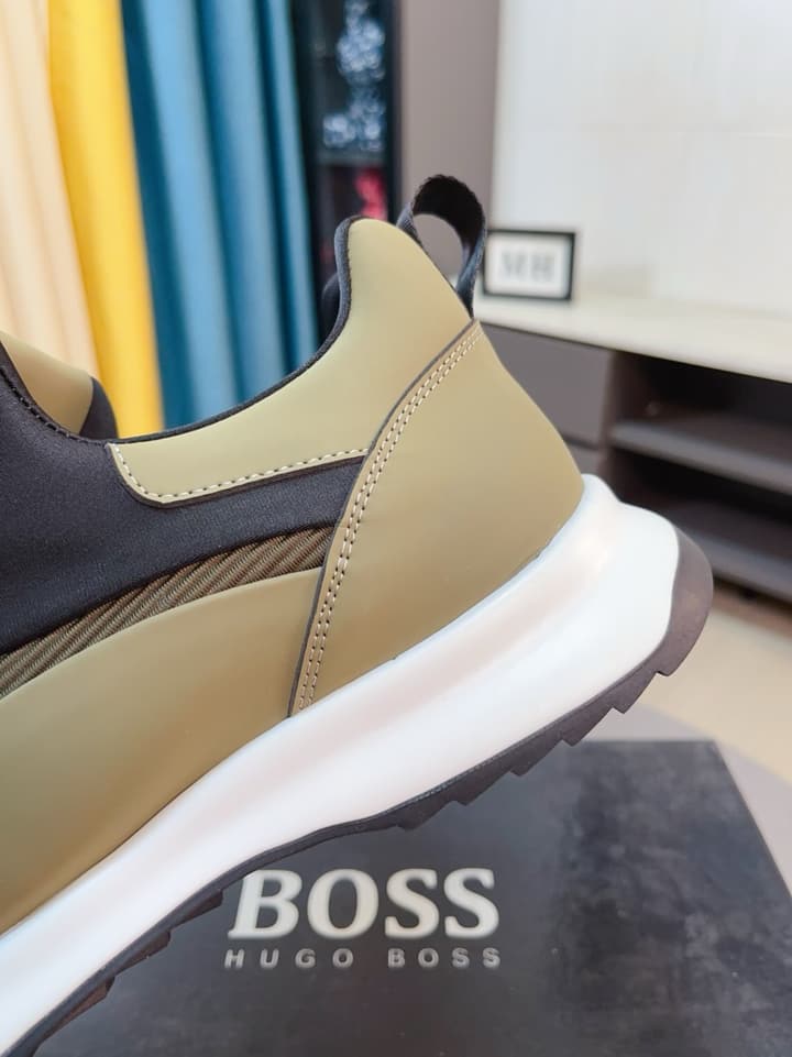 Boss Classic Suede and Waterproof Casual Sneakers