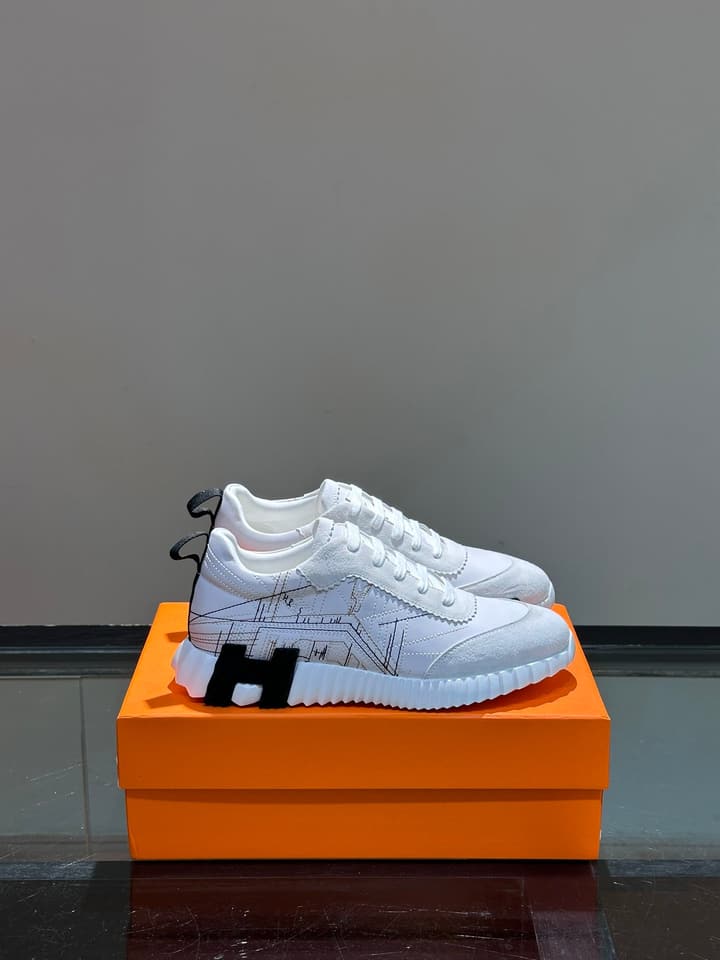 Hermès Bouncing Sneakers in Black 1