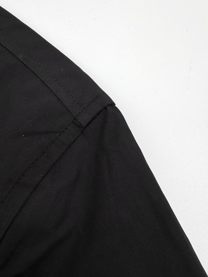 Louis Vuitton Beaded Signature Silk Blend Shirt in Matte Black With Beaded Logo