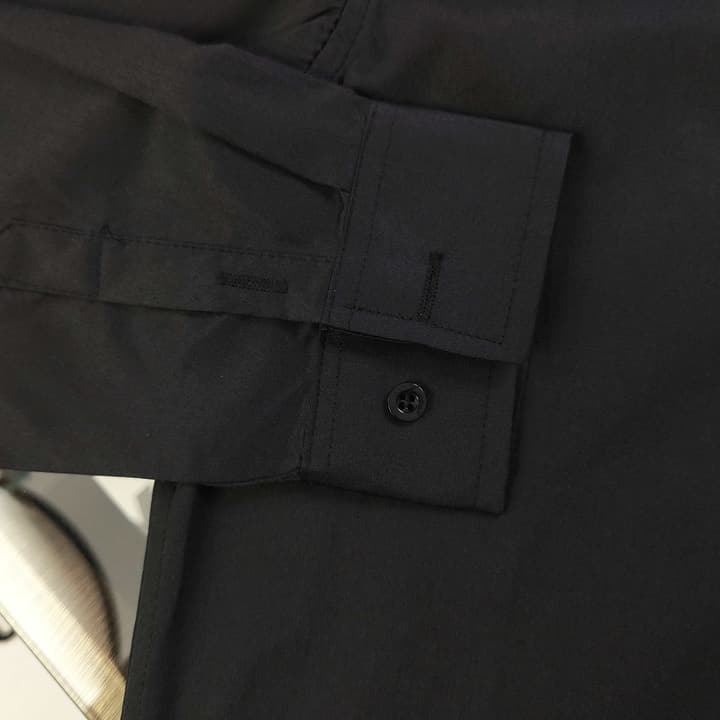 Louis Vuitton Classic Pocket Embroidered Long Sleeve Shirt – 2025 Collection in Classic Black