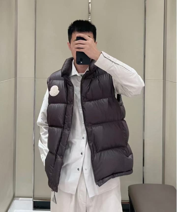 Moncler Cyclone Detachable Down Jacket – 2024FW in Black/Blue