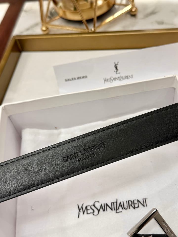 Saint Laurent Classic Leather Belt – 3.0cm