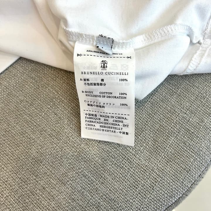 Brunello Cucinelli Short-Sleeved Polo Shirt – 2026 Spring/Summer Collection in Classic Black