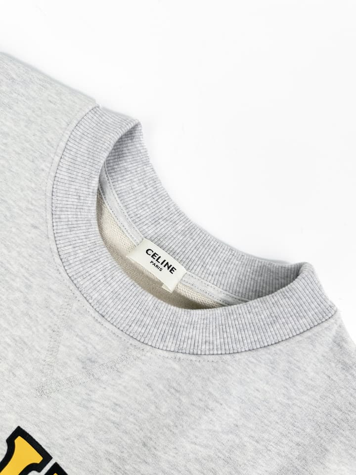 Celine Paris Printed Logo Sweatshirt