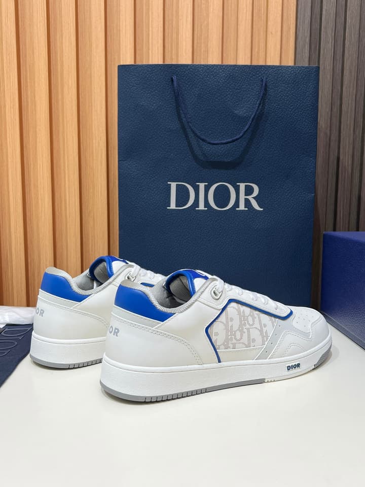 Dior B27 Unisex Sneakers – 2025 Collection in Beige With Dark Green Accents